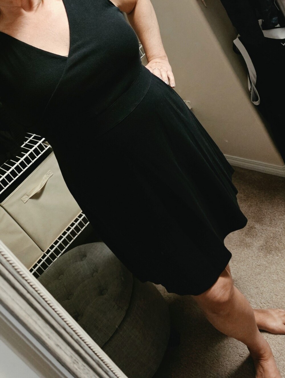 Maurices Black V-Neck Dress